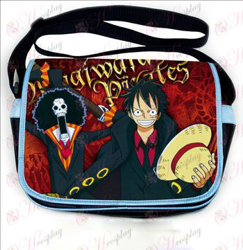One Piece acessórios coloridos couro satchel 513
