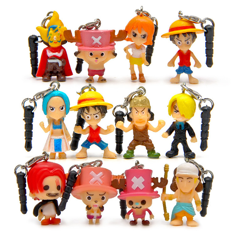 One Piece Accessories Doll Mobile Strap (12 / set)