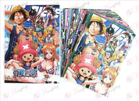One Piece גלויות אבזרים + 1 כרטיסים