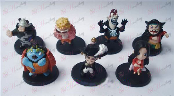 28 en representación de los siete modelos de One Piece Accesorios cuna muñeca (7 / set)