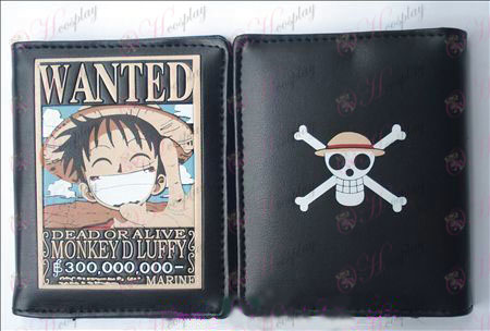 One Piece Аксесоари Luffy заповед портфейл от естествена кожа (Jane)