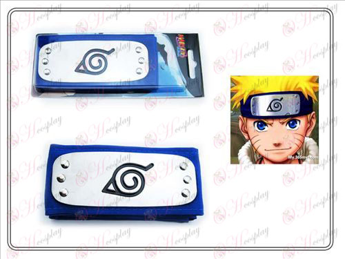 Naruto Коноха лента за глава (в синьо)