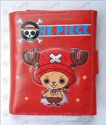Q version of One Piece Accessories Chopper bulk Wallet (Red)