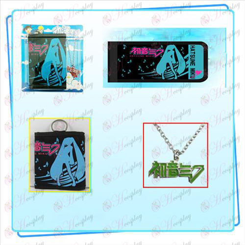 Hatsune Miku accessoires collier Fold Wallet combo (collier de distribution aléatoire