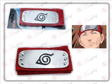Naruto konoha huvudband (röd)