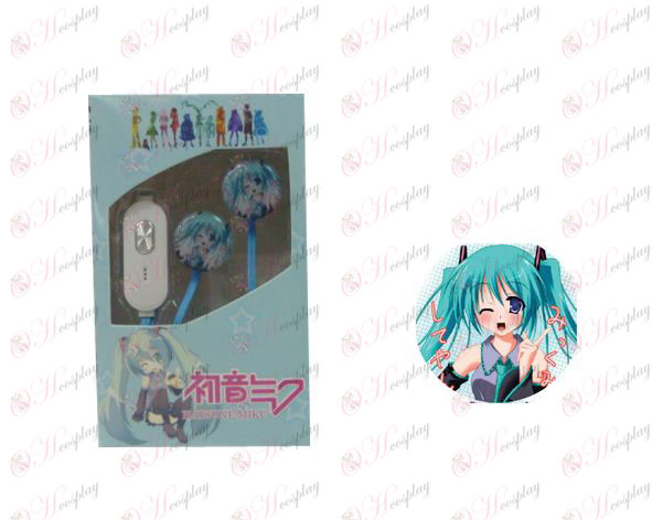 Flat wire voice headset can Hatsune -2