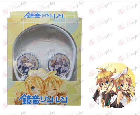 Stereo headset can be folded commutation headphones Kagamine Twins