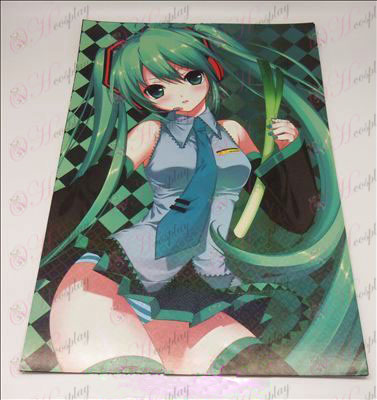 42 * 29 centímetros Hatsune 8 + cartão afixados cartazes