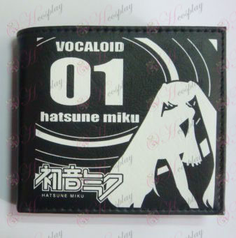 Hatsune Бумажник (черный)