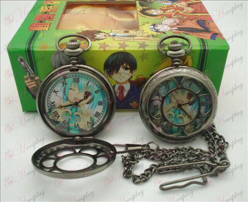 Hatsune reloj de bolsillo hueco (corazón) + Tarjetas