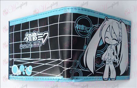 Hatsune zweifache Leder Brieftasche (A)