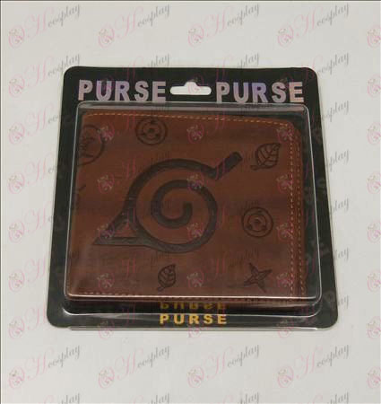 Blister Naruto konoha leather wallet