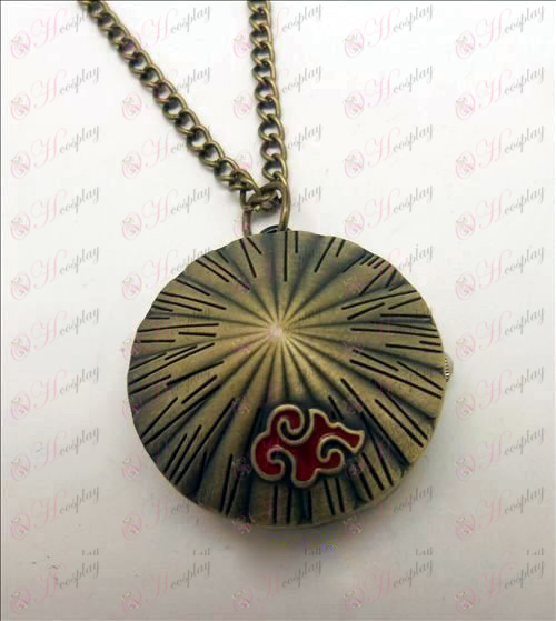 Naruto Red Cloud Necklace table