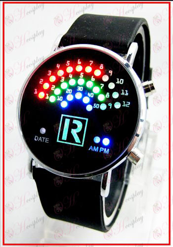 Farebné kórejskej ventilátor LED hodinky - Prince of Tennis Príslušenstvo