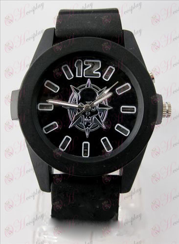 CrossFire Accessoires kleurrijke lichtflitsen Horloge - Zwart