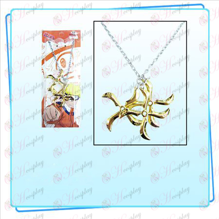 Naruto dart tre lastet Necklace (Gold)