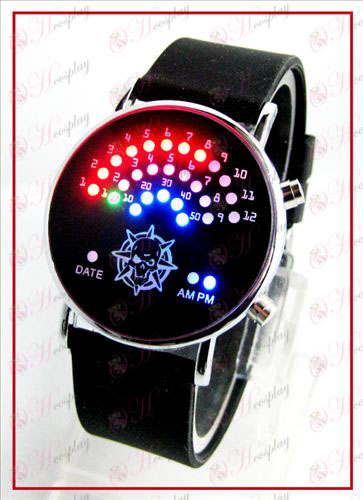 다채로운 한국어 팬 LED 시계 - 크로스 파이어 액세서리