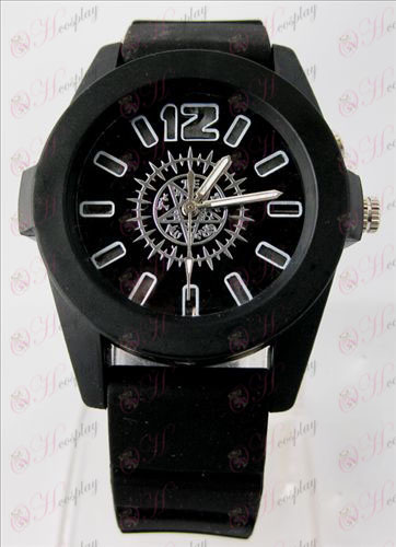 Black Butler Príslušenstvo farebné blikajúce svetla hodinky - Black