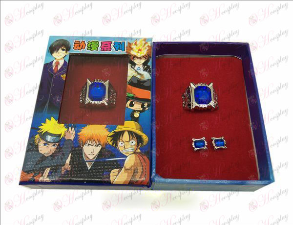 DBlack Butler Accessories Ring + Earrings (Large Ring)