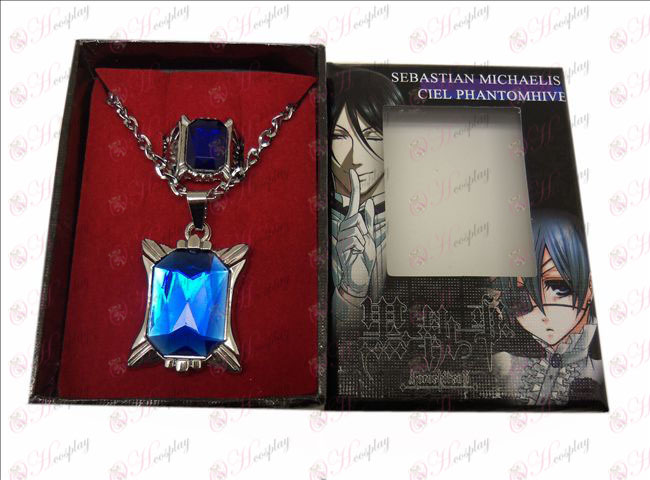 DBlack Butler Accessories Necklace + Ring Set