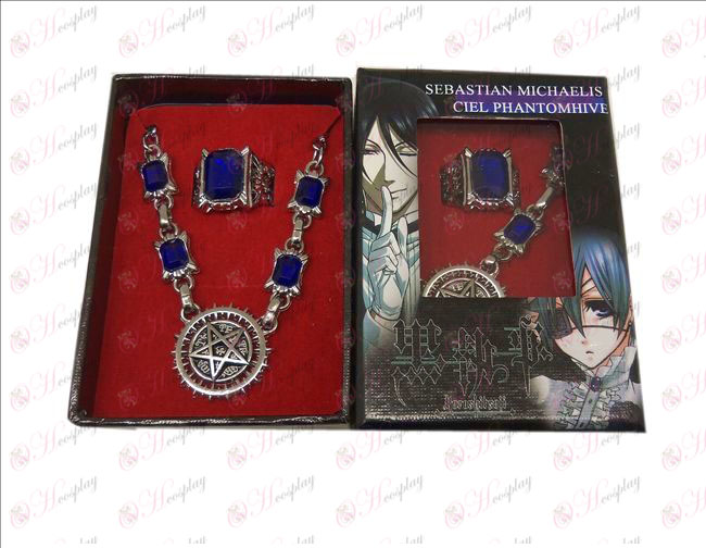 DBlack Butler Accessoires Compact logo ketting + ring