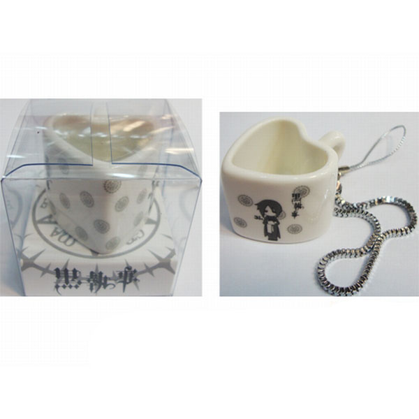 Black Butler Accessories bag pendant heart-shaped ceramic cup