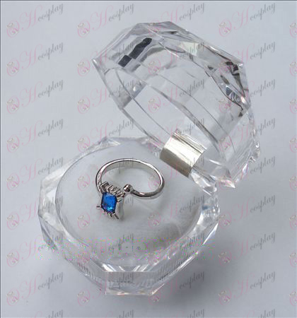 Black Butler Accessoires saffier ring (klein)