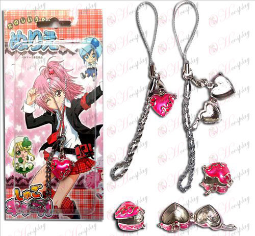 Shugo Chara! Accessories Strap pink heart-shaped box
