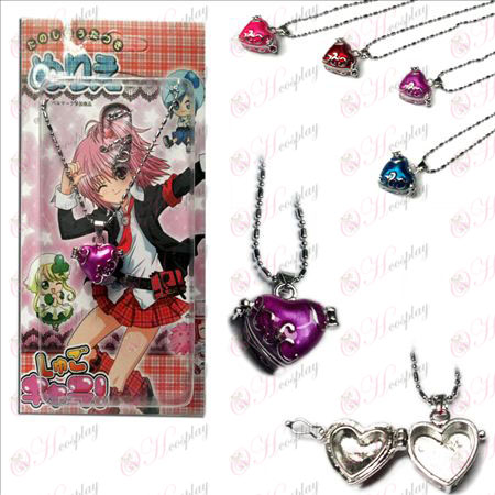 Shugo Chara! Accessoires violet collier pendentif en forme de coeur