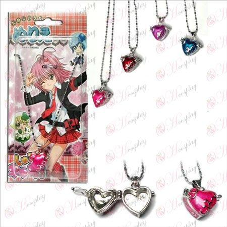 Shugo Chara! Accessories pink heart-shaped locket necklace