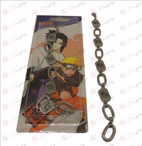 D Naruto Konoha pulseira (grande tipo O)
