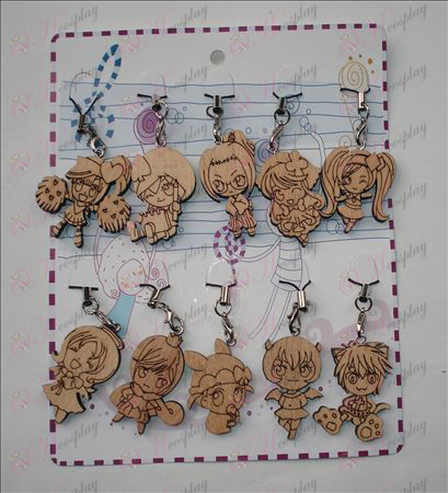 Shugo Chara! Accessories Wood Carving phone (10 / set)