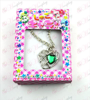 Shugo Chara! Accessories Heart Necklace (Green)