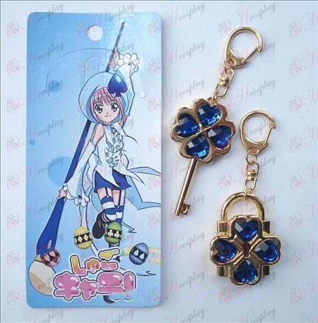 Shugo Chara! Accessoires beweegbare Paar Keychain (Blauw)