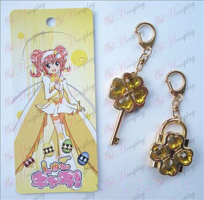 Shugo Chara! Accessories movable couple keychain (yellow)