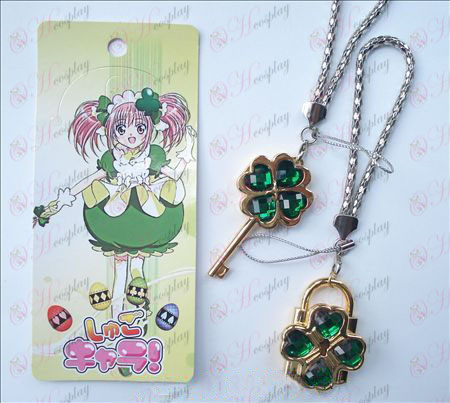Shugo Chara! Accessories movable couple phone chain (green)