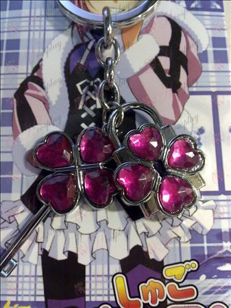 Shugo Chara! Accessories couple keychain (Rose)