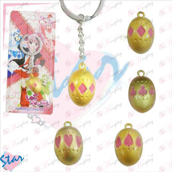 Shugo Chara! Accessories soul Egg Keychain Gold (months)