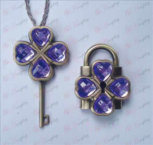 Shugo Chara! Accessories couple Lock Set (Purple)