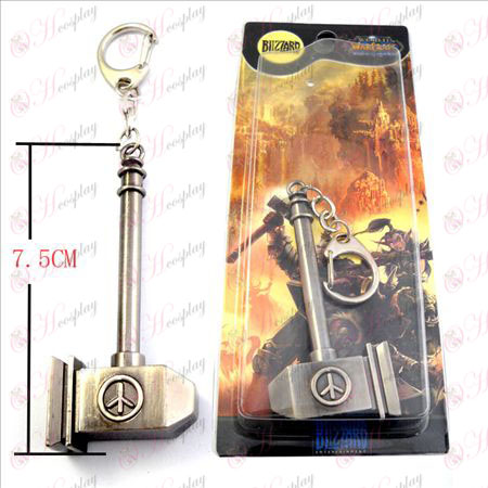 World of Warcraft Warhammer Acessórios mundo Sigil Keychain