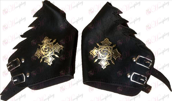 Vampire knight Accessories logo punk gloves copper