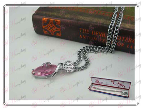 Final Fantasy Accessories Collector\'s Edition hardcover Necklace (Pink)