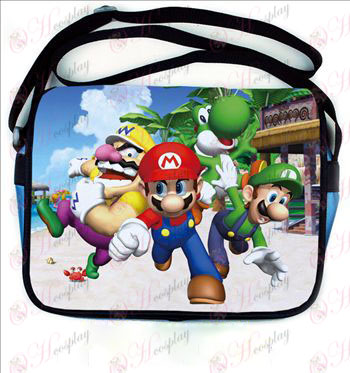 Super Mario Bros Tilbehør farvet læder skoletaske 542