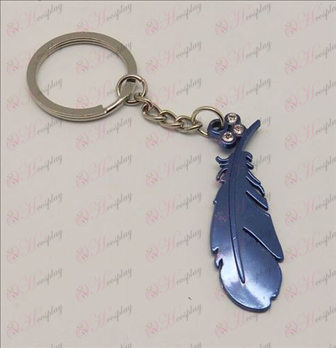 Blister Tsubasa Tillbehör Feather Keychain (blått)