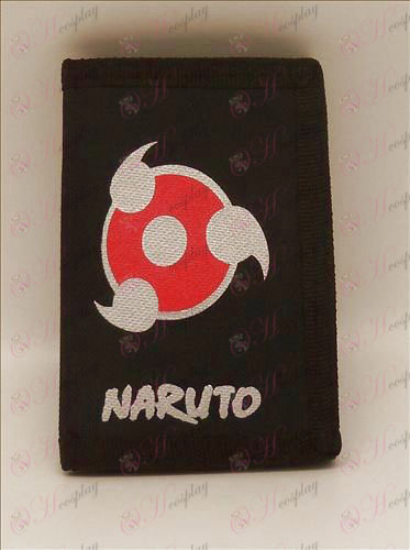 Canvas portemonnee (Naruto schrijven ronde ogen)