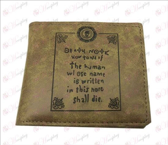Death Note príslušenstvo matný peňaženka