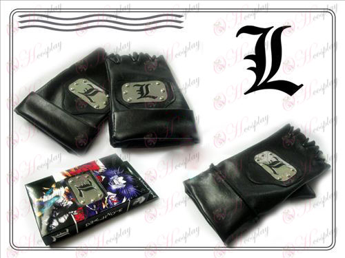 Death Note AccessoriesL treasured layout leather gloves