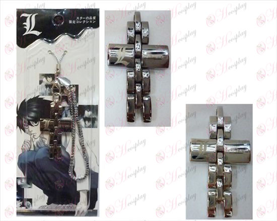 Death Note Accessories Cross Strap in black and white