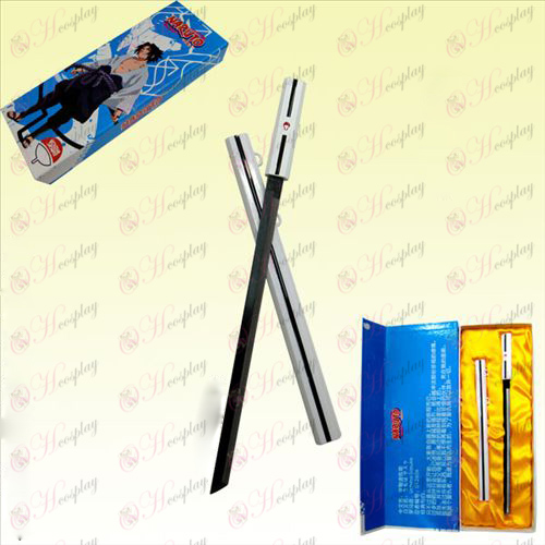 Naruto Sasuke juvenile Gras boxed Stahlschwert Fahrtenmesser 30cm (weiß)