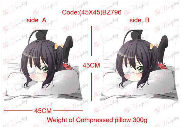 (45X45) BZ796-in two-sided disease also love anime square pillow